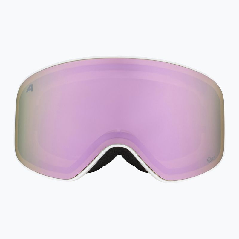 Gogle narciarskie dziecięce Alpina Fernie Q-Lite white/ flower matt/ rose 6