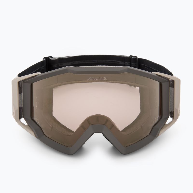 Gogle rowerowe Alpina Circus Q-Lite sand matt/ gold mirro/ clear 3