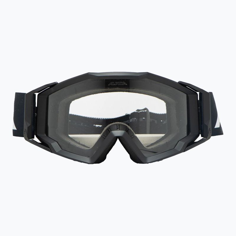 Gogle rowerowe Alpina Circus blackbird/ black/ clear 2