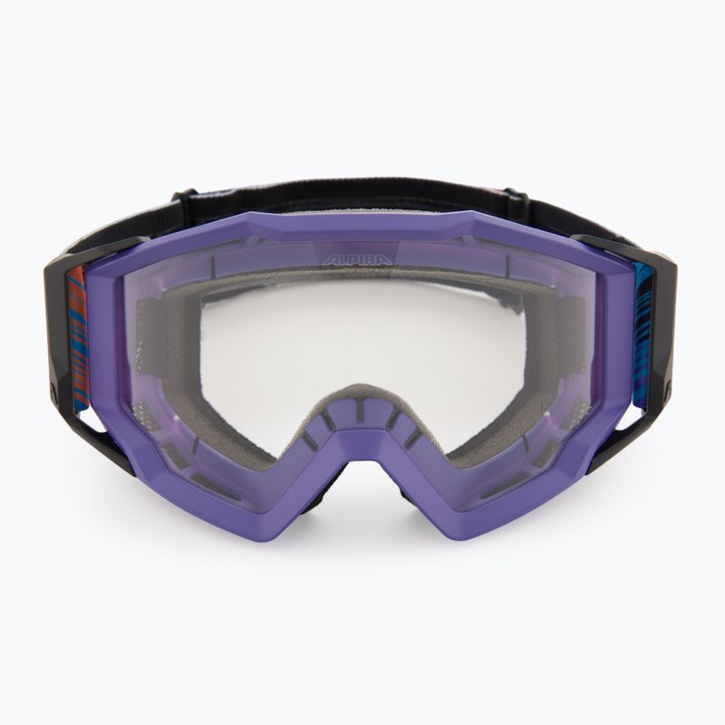 Gogle rowerowe Alpina Circus purple scratch/ purple matt/ clear 2