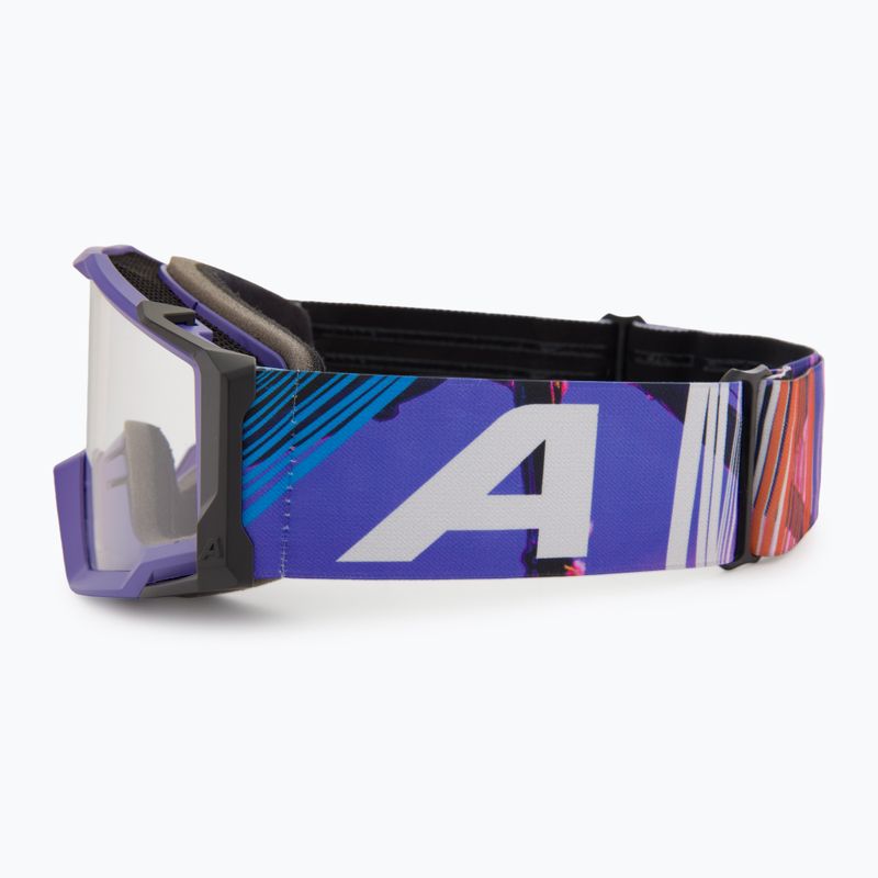 Gogle rowerowe Alpina Circus purple scratch/ purple matt/ clear 4