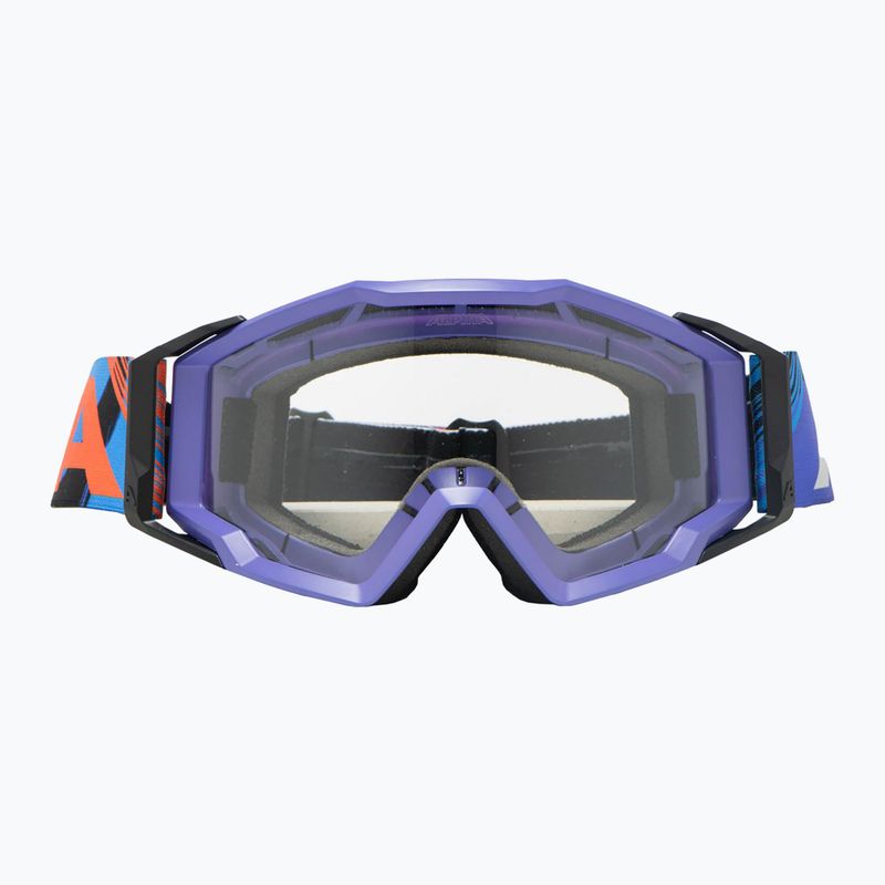 Gogle rowerowe Alpina Circus purple scratch/ purple matt/ clear 2
