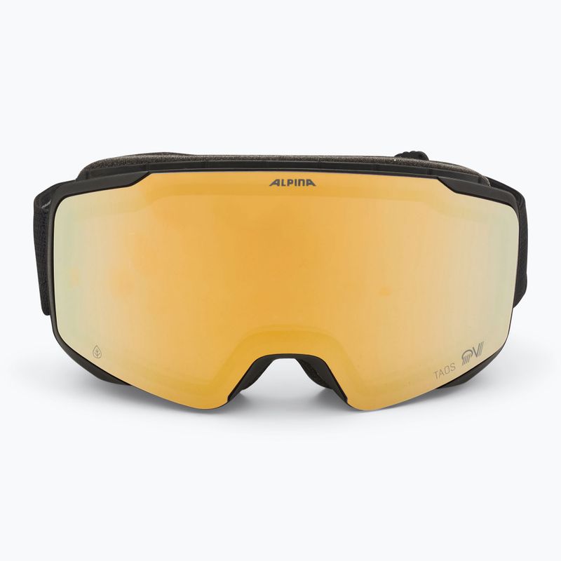 Gogle narciarskie Alpina Taos QV black matt/ gold 2