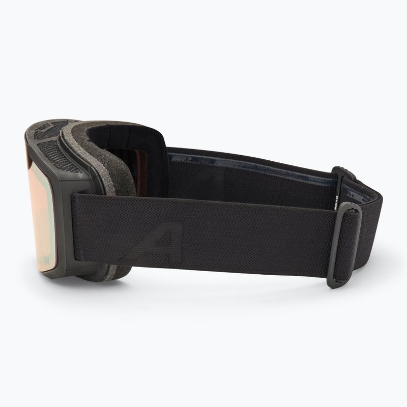 Gogle narciarskie Alpina Taos QV black matt/ gold 4