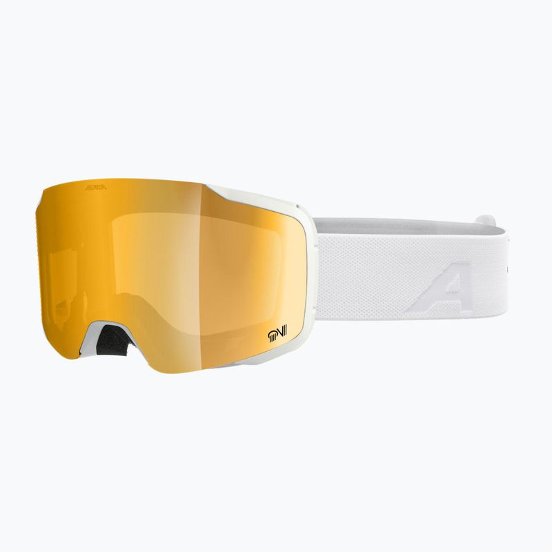 Gogle narciarskie Alpina Taos QV white matt/ gold 5