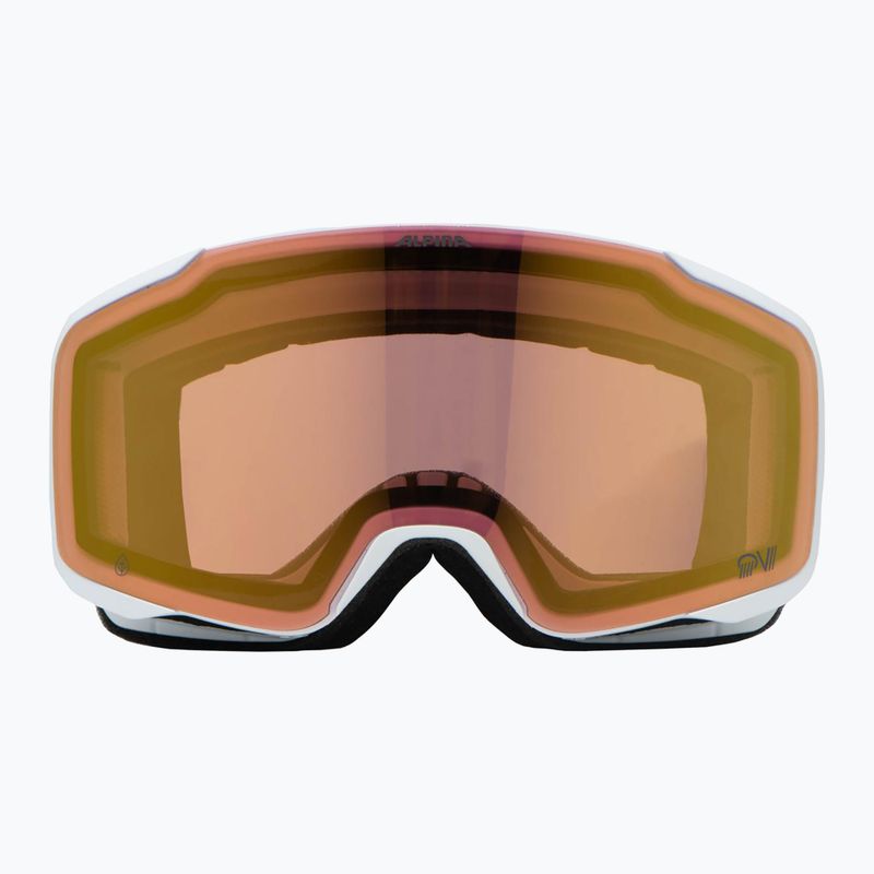 Gogle narciarskie Alpina Taos QV white matt/ gold 6