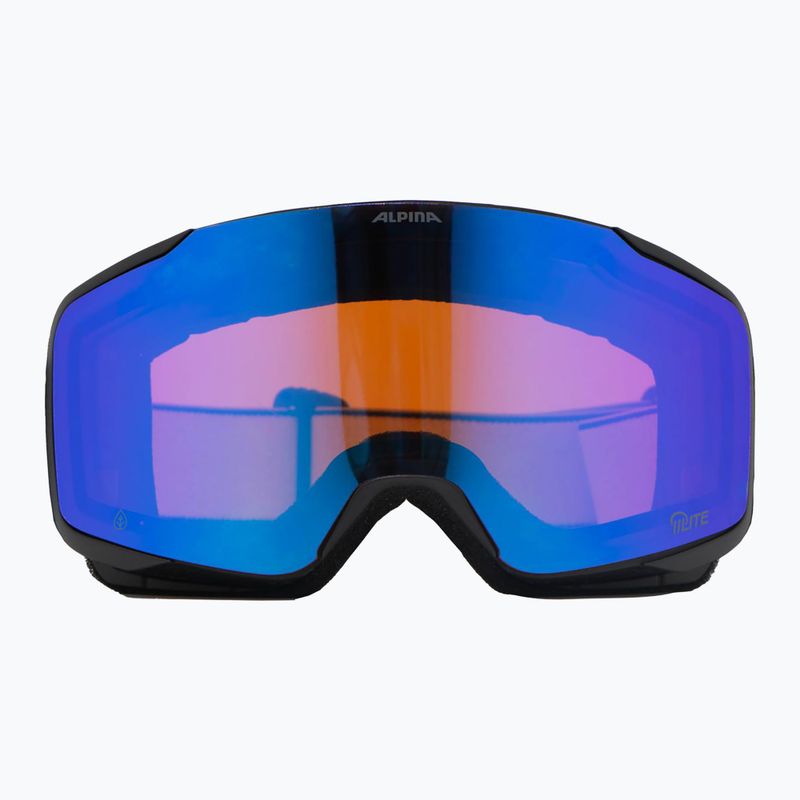 Gogle narciarskie Alpina Taos Q-Lite black/ oil matt/ blue 2