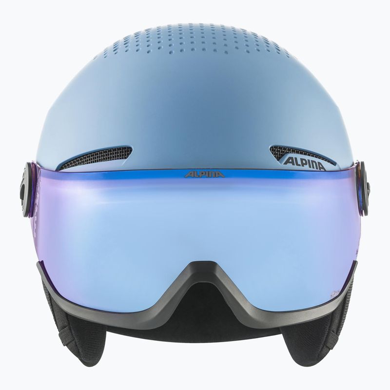 Kask narciarski dziecięcy Alpina Zupo Visor Q-Lite smoke/ blue matt 3