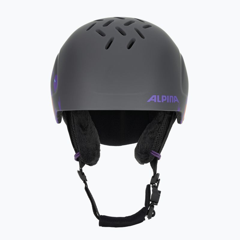 Kask narciarski dziecięcy Alpina Pizi midnight/ grey leo matt 2