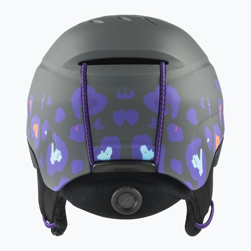 Kask narciarski dziecięcy Alpina Pizi midnight/ grey leo matt 4