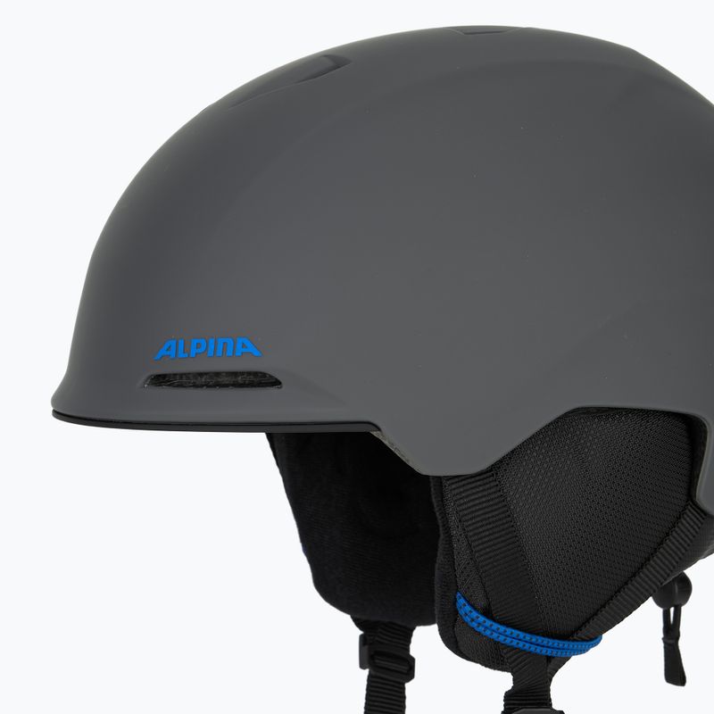 Kask narciarski dziecięcy Alpina Brix midnight/ grey matt 7
