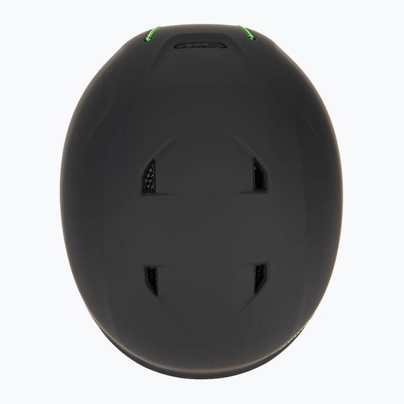 Kask narciarski dziecięcy Alpina Brix black/ neon matt 6