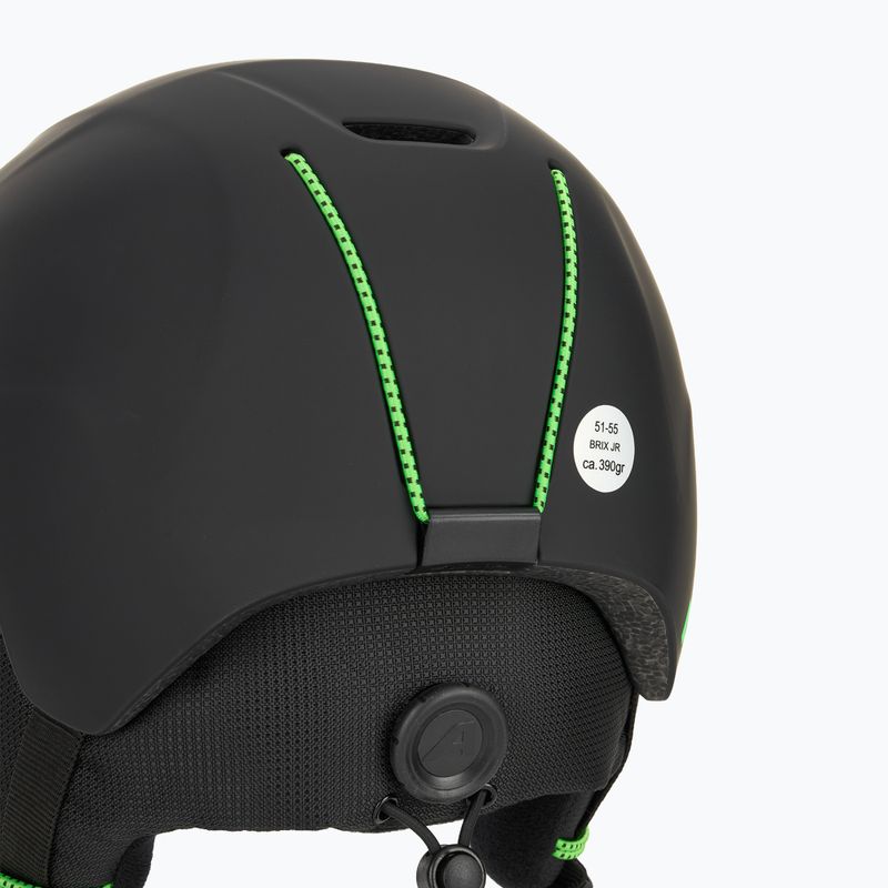 Kask narciarski dziecięcy Alpina Brix black/ neon matt 8