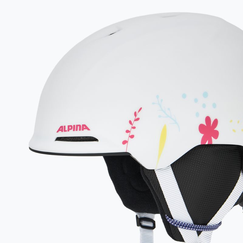 Kask narciarski dziecięcy Alpina Brix white/ graphic matt 7