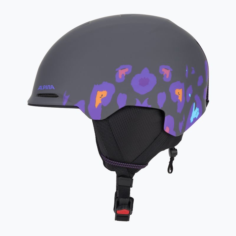 Kask narciarski dziecięcy Alpina Brix midnight/ grey leo matt 3
