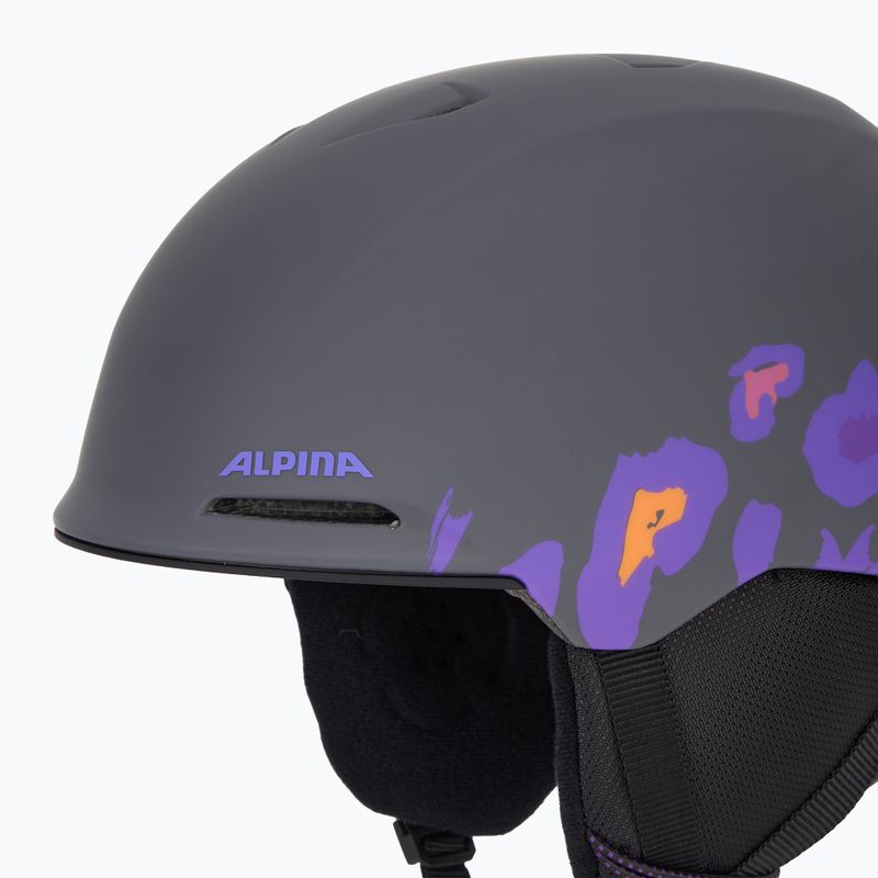 Kask narciarski dziecięcy Alpina Brix midnight/ grey leo matt 7