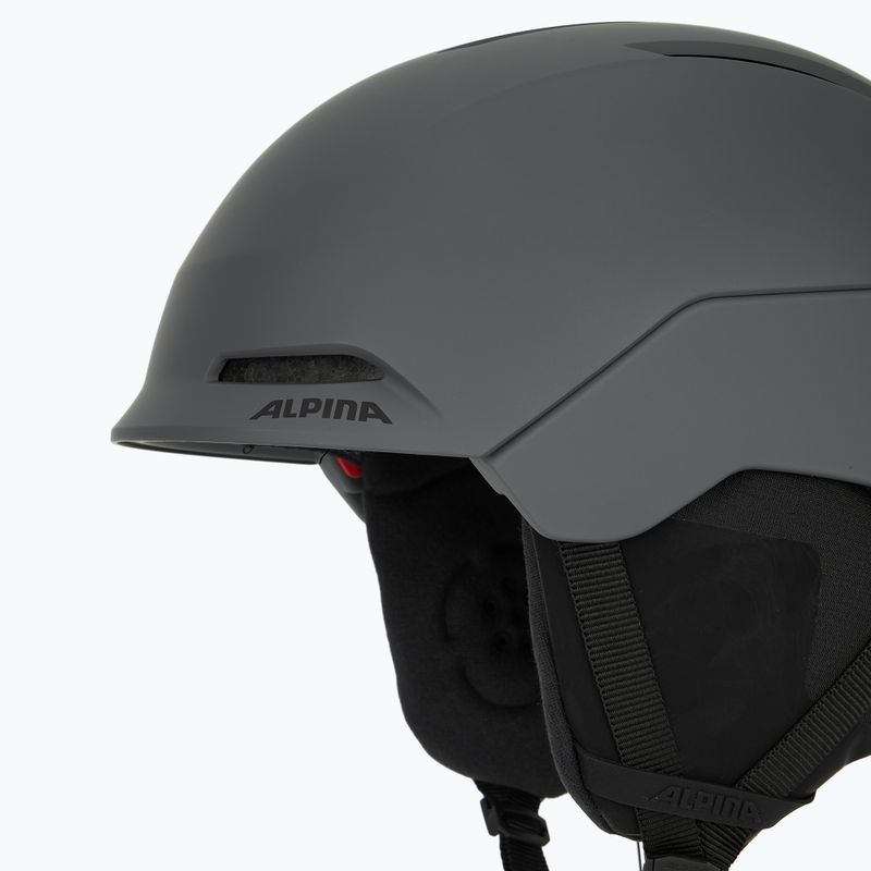 Kask narciarski Alpina Nax midnight/ grey matt 7