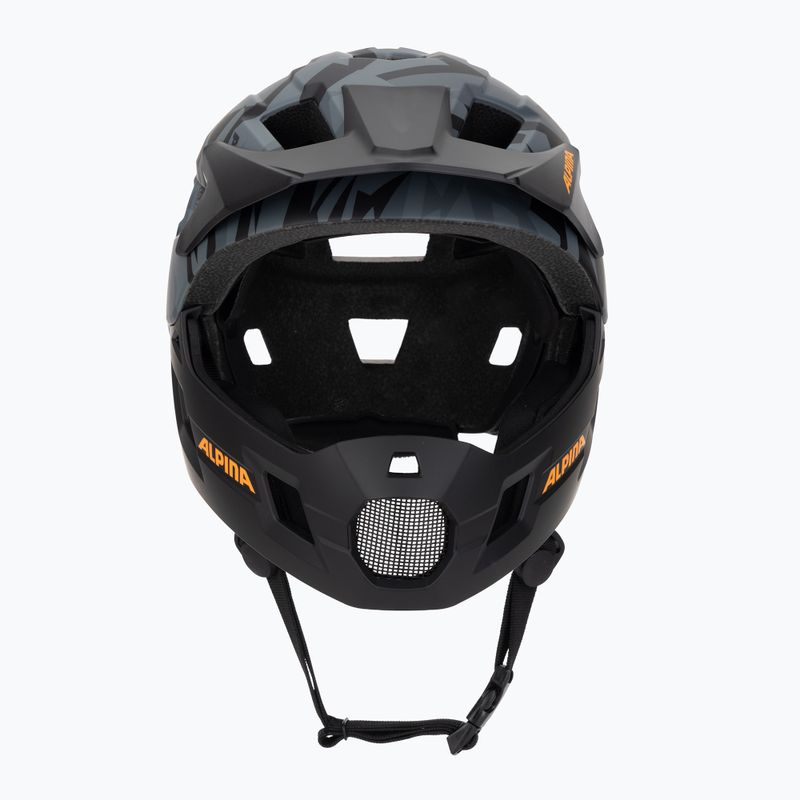 Kask rowerowy dziecięcy Alpina Rupi black camo/orange matt 2