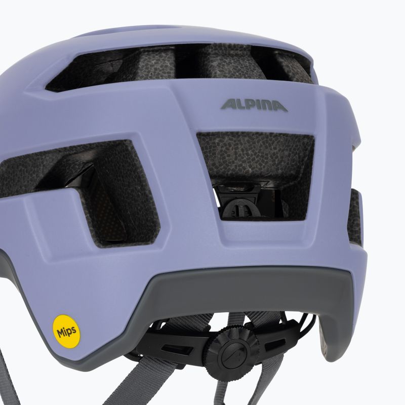 Kask rowerowy Alpina Taunus Gravel MIPS lilac matt 8