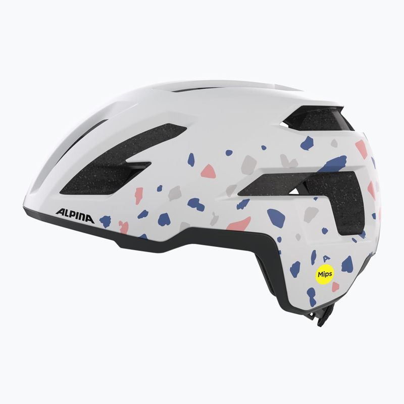 Kask rowerowy Alpina Taunus Gravel MIPS creme terrazo matt 4