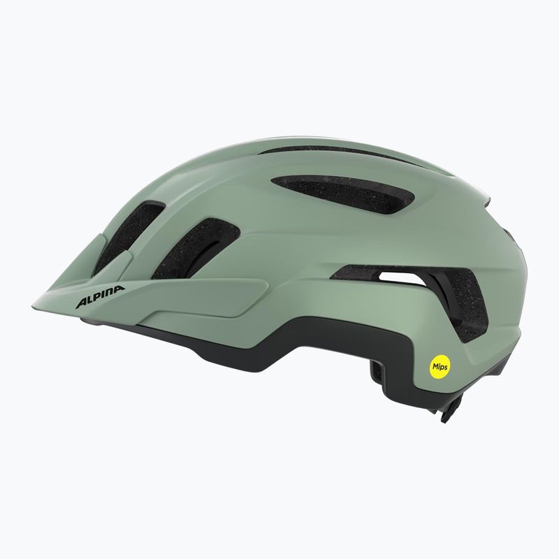 Kask rowerowy Alpina Paranus MIPS willow green matt 4