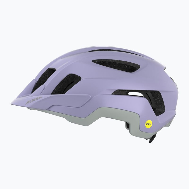 Kask rowerowy Alpina Paranus MIPS lilac/grey matt 4