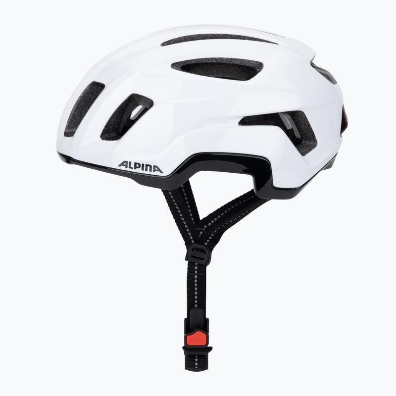 Kask rowerowy Alpina Paranus Urban white gloss 3