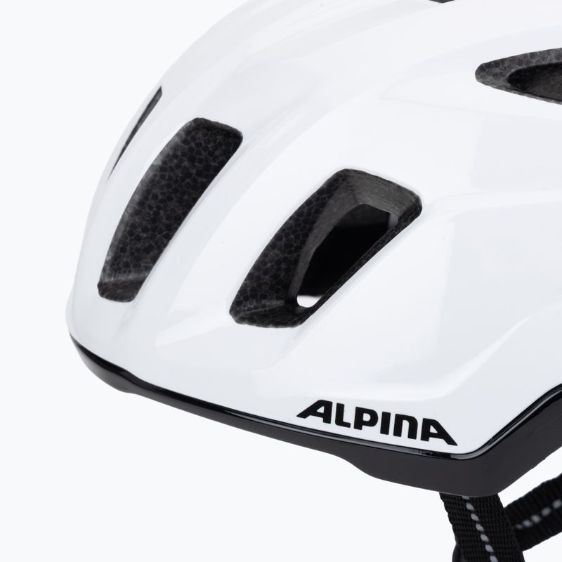 Kask rowerowy Alpina Paranus Urban white gloss 7