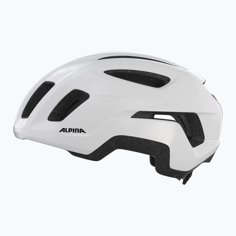 Kask rowerowy Alpina Paranus Urban white gloss 4