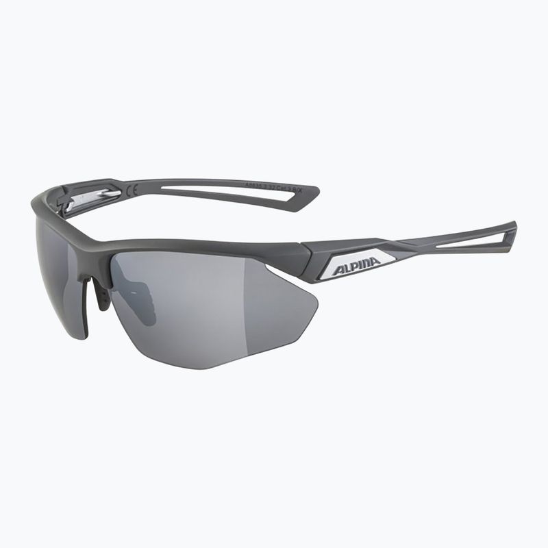 Okulary przeciwsłoneczne Alpina Nylos HR midnight grey matt/ silver mirror 5