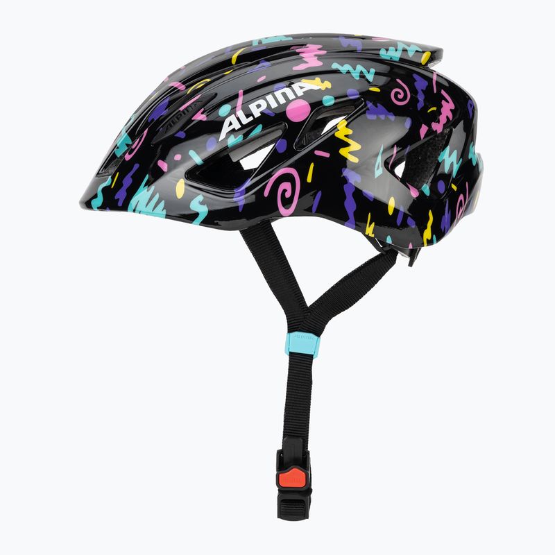Kask rowerowy dziecięcy Alpina Pico black/confetti gloss 3