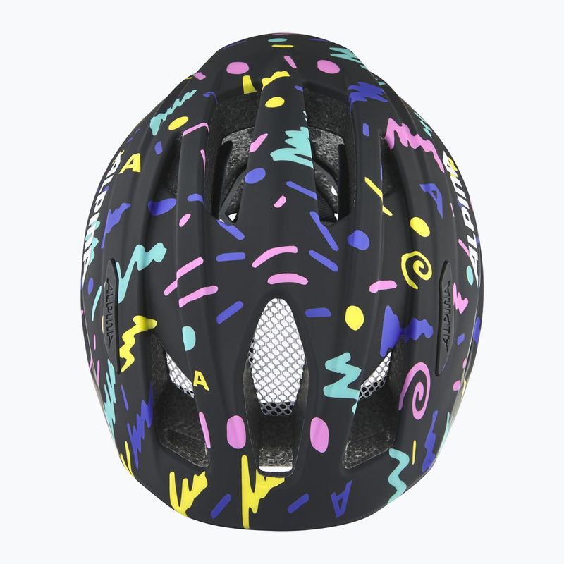 Kask rowerowy dziecięcy Alpina Pico black/confetti gloss 3