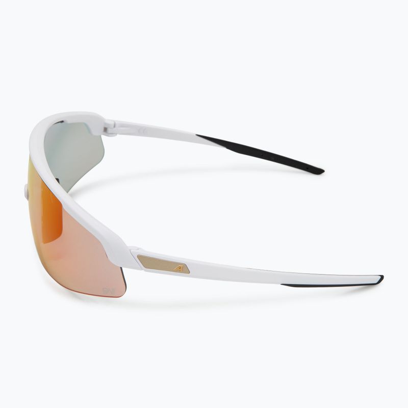 Okulary przeciwsłoneczne Alpina Turbo Pro QV white matt/ rainbow mirror 4