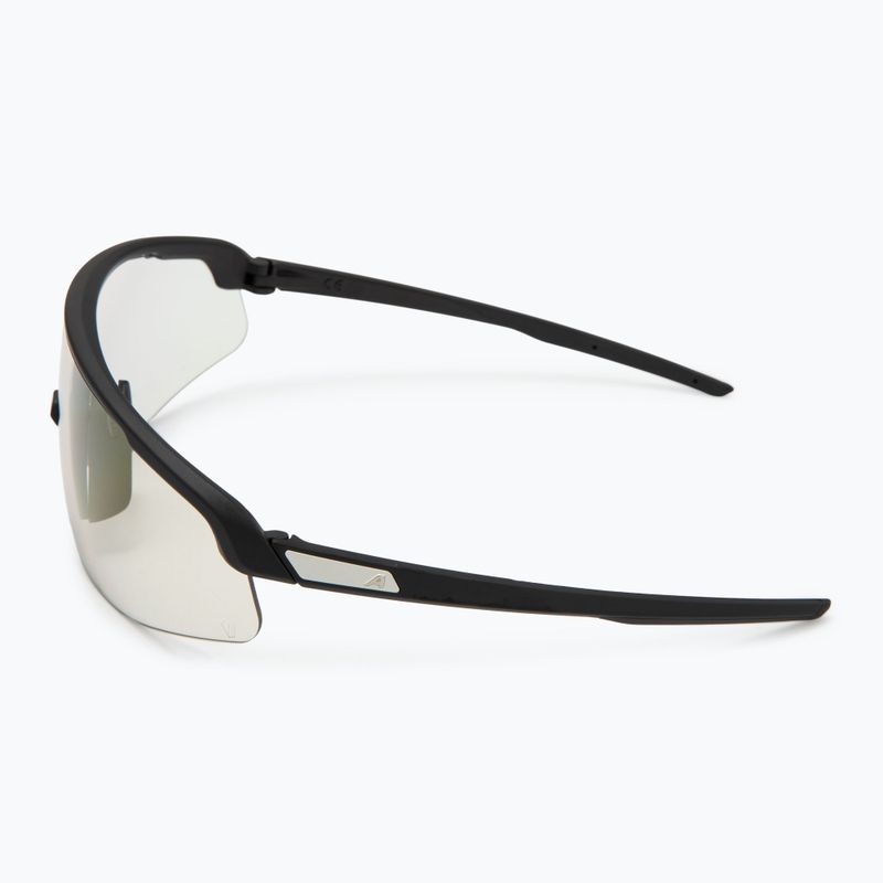 Okulary przeciwsłoneczne Alpina Turbo Pro V black matt/ clear to grey flash red 4