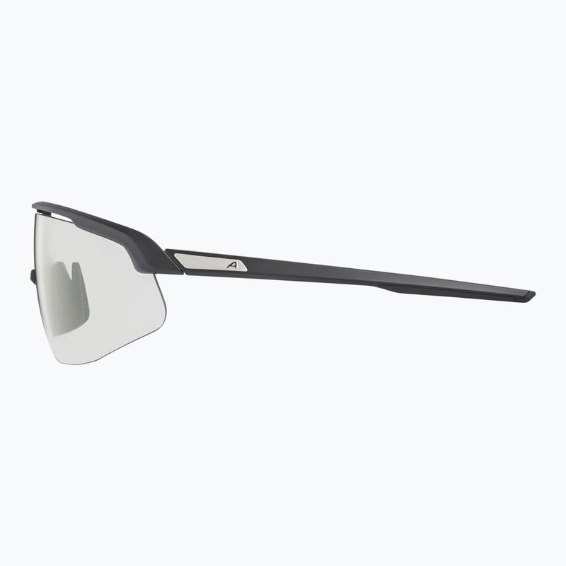 Okulary przeciwsłoneczne Alpina Turbo Pro V black matt/ clear to grey flash red 8