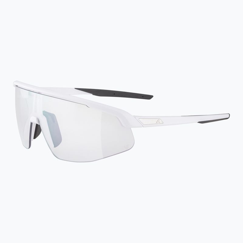 Okulary przeciwsłoneczne Alpina Turbo Pro V white matt/ clear to grey flash pink 6