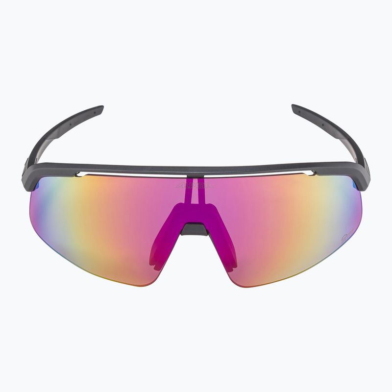 Okulary przeciwsłoneczne Alpina Turbo Pro S Q-Lite black metalic matt/ pink mirror 6