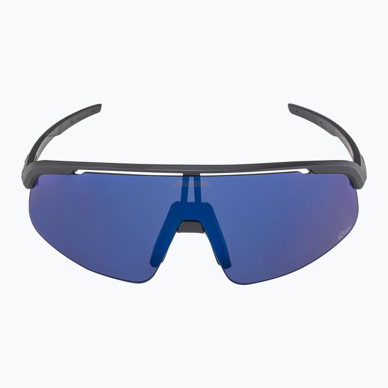 Okulary przeciwsłoneczne Alpina Turbo Pro S Q-Lite black matt/ blue mirror 6