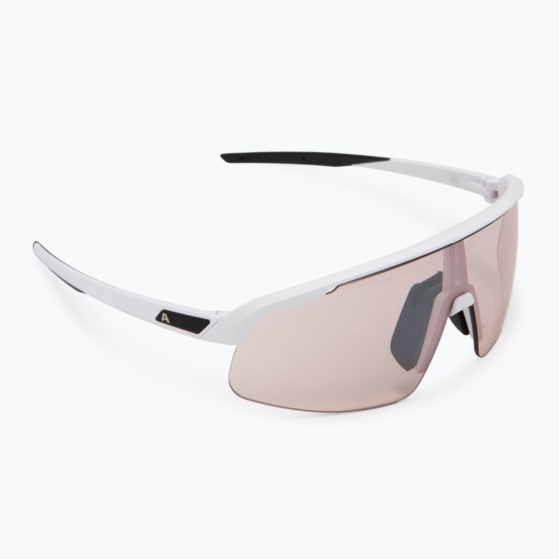 Okulary przeciwsłoneczne Alpina Turbo Pro S Q-Lite white matt/ silver flash mirror