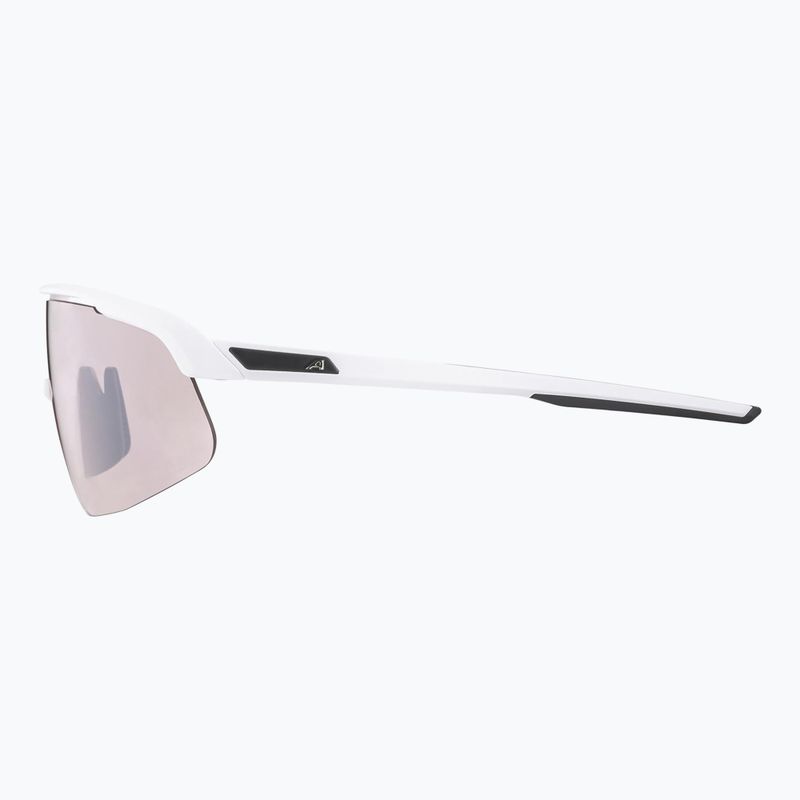 Okulary przeciwsłoneczne Alpina Turbo Pro S Q-Lite white matt/ silver flash mirror 7