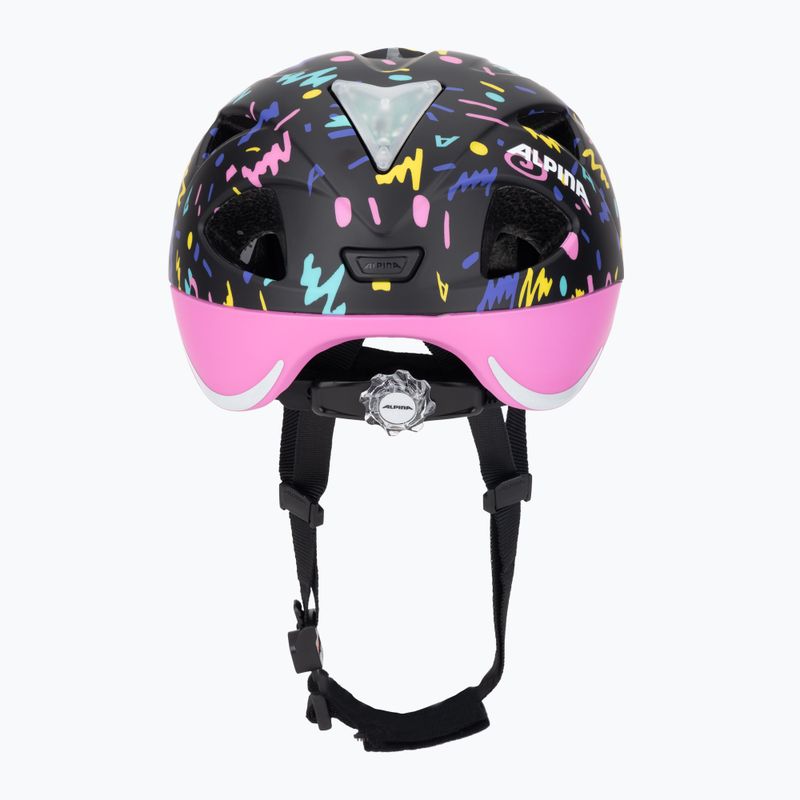 Kask rowerowy dziecięcy Alpina Ximo Flash black confetti matt 4