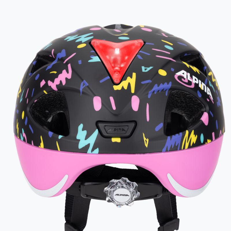 Kask rowerowy dziecięcy Alpina Ximo Flash black confetti matt 8