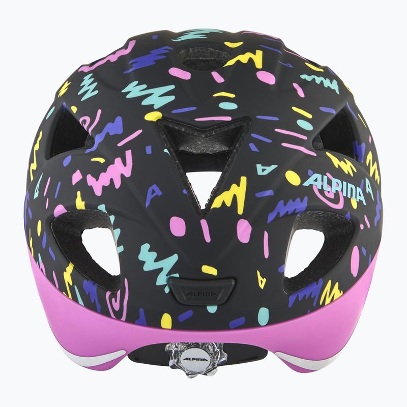 Kask rowerowy dziecięcy Alpina Ximo Flash black confetti matt 4