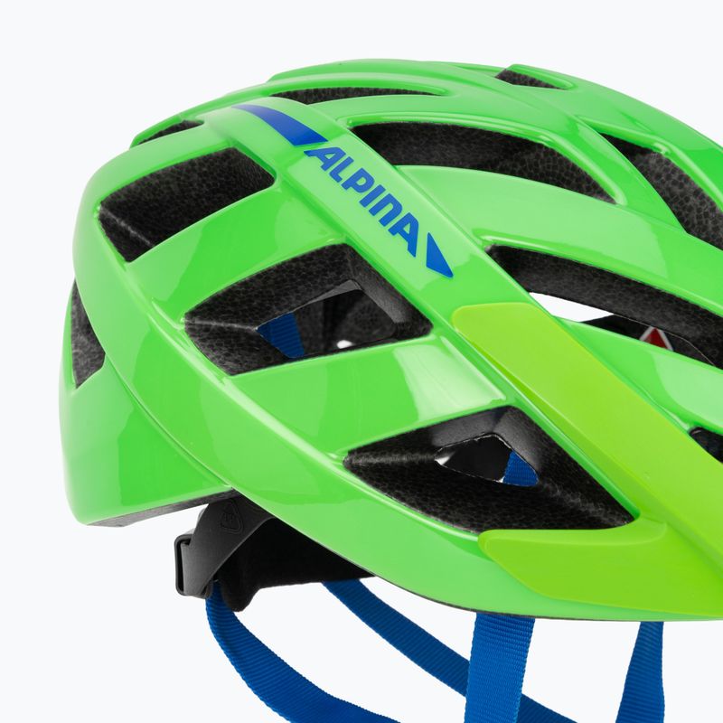 Kask rowerowy Alpina Panoma 3.0 green/blue gloss 7