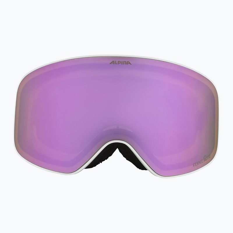 Gogle narciarskie dziecięce Alpina Fernie Q-Lite white/rose matt 2