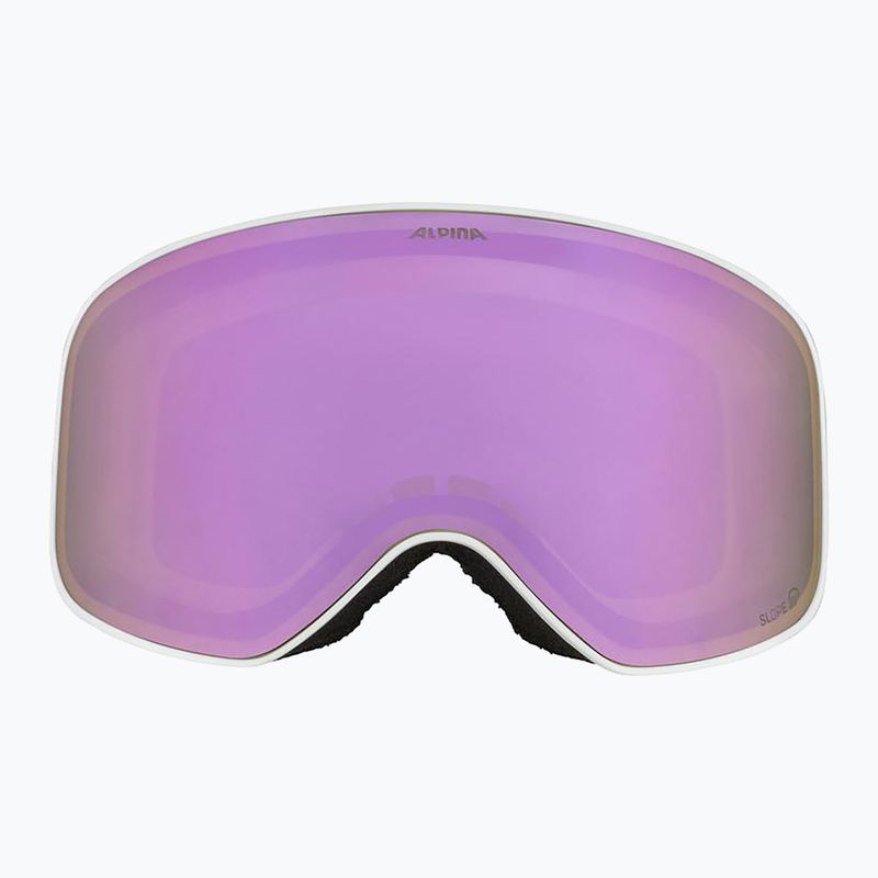Gogle narciarskie Alpina Slope Q-Lite white/rose matt 2