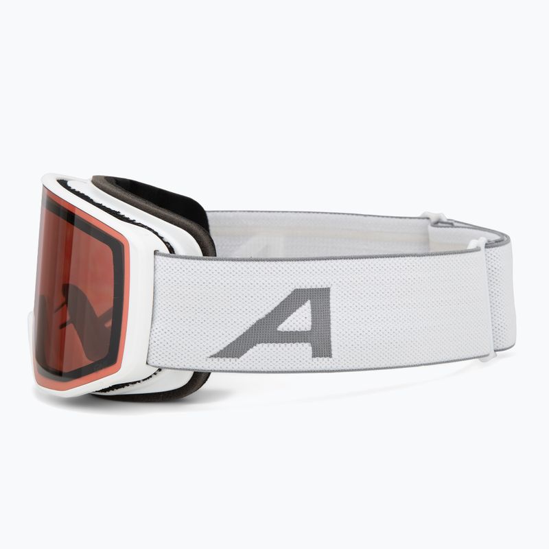 Gogle narciarskie Alpina Venet QV white matt/gold 4