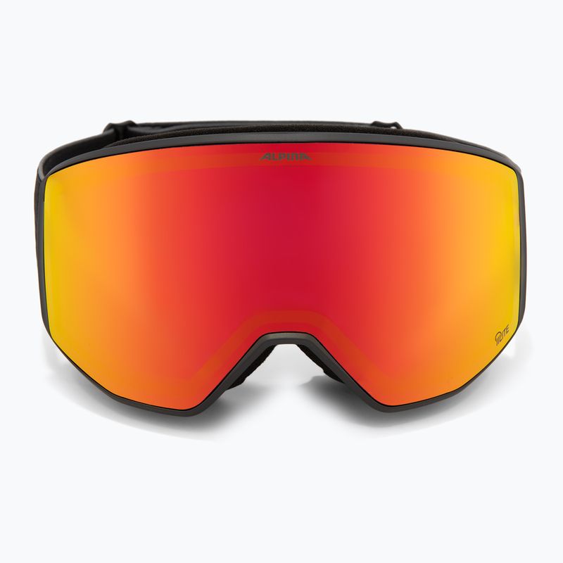 Gogle narciarskie Alpina Venet Q-Lite black matt/red 2
