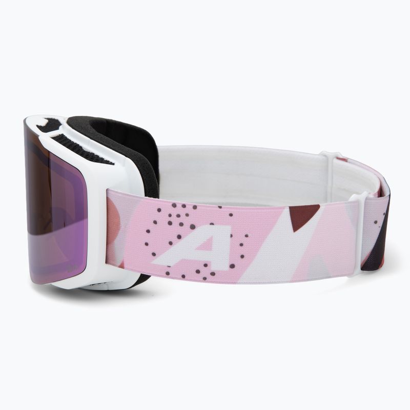 Gogle narciarskie Alpina Taos Q-Lite white/rose matt/rose 4