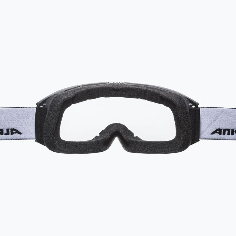 Gogle narciarskie Alpina Nakiska black matte/clear 3